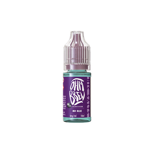 12mg Ohm Brew Balanced Blend 10ml Nic Salts (50VG/50PG) - Flavour: Sour Blue Raspberry