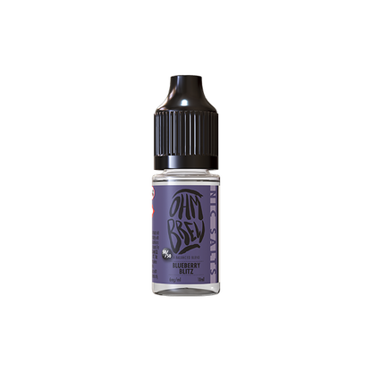 12mg Ohm Brew Balanced Blend 10ml Nic Salts (50VG/50PG) - Flavour: Blueberry Bubble