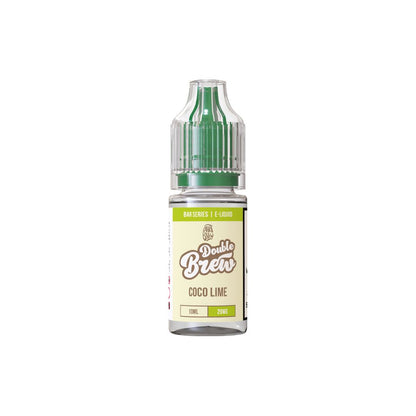20mg Ohm Brew Bar Series Double Brew 10ml Nic Salts (50VG/50PG) - Flavour: Lemon Ice