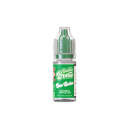 20mg Ohm Brew Bar Series Double Brew 10ml Nic Salts (50VG/50PG) - Flavour: Lemon Ice