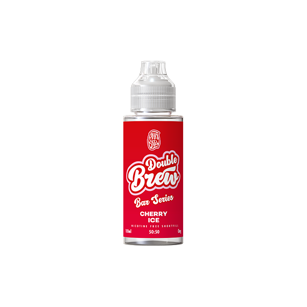 0mg Ohm Brew Bar Series Double Brew 100ml Shortfill (50VG/50PG) - Flavour: Cherry Ice