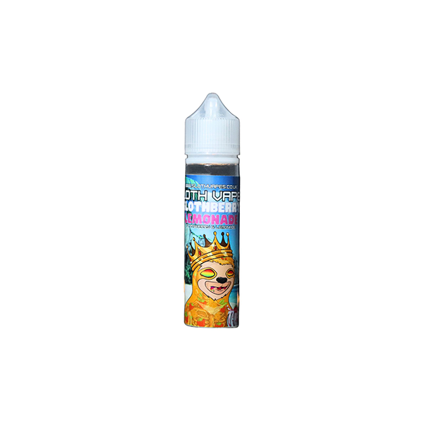 0mg Sloth Vapes 50ml Shortfill (70VG/30PG) (1 Free Nic Shot Per Shortfill) - Flavour: Slothberries