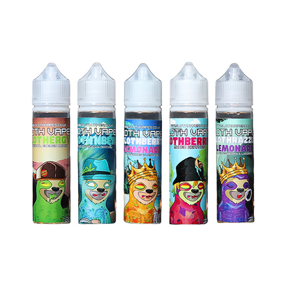 0mg Sloth Vapes 50ml Shortfill (70VG/30PG) (1 Free Nic Shot Per Shortfill) - Flavour: Slothergy