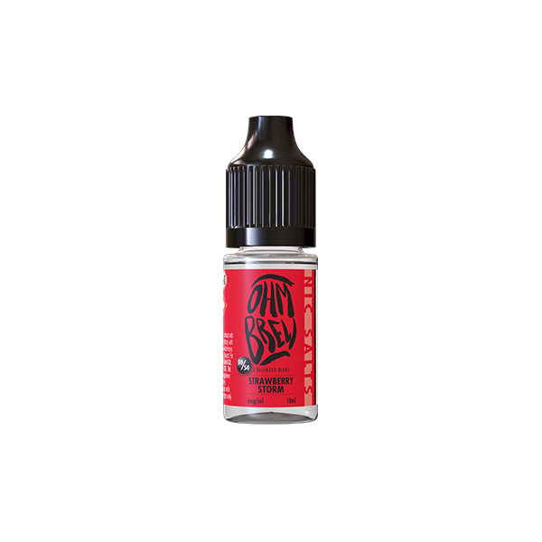 18mg Ohm Brew Balanced Blend 10ml Nic Salts (50VG/50PG) - Flavour: Cappuccino