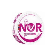 12mg NOR Slim Nicotine Pouches - 20 Pouches - Flavour: Lillesand - Rhubarb