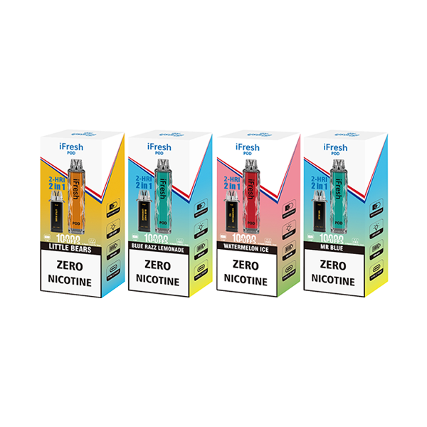 0mg iFresh 10000 Puffs 2in1 Disposable Pod Kit - Flavour: Coffee
