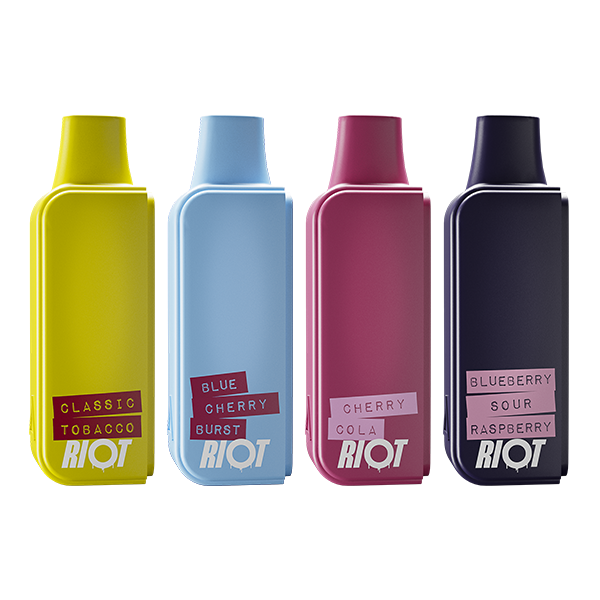 10mg Riot Connex Device Capsules 600 puffs - Flavour: Blue Cherry Burst