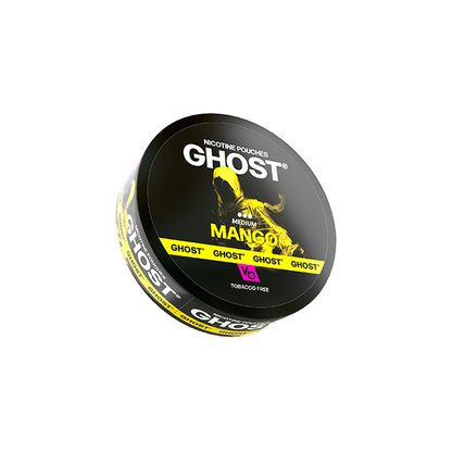 16mg Ghost Medium Nicotine Pouches - 20 Pouches - Flavour: Ice Spearmint