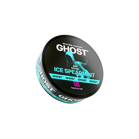 16mg Ghost Medium Nicotine Pouches - 20 Pouches - Flavour: Citrus