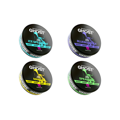 25mg Ghost Strong Nicotine Pouches - 20 Pouches - Flavour: Citrus