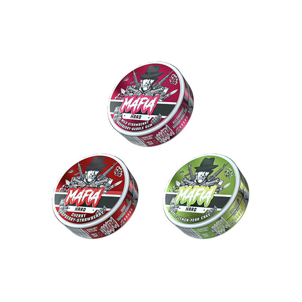 16mg Mafia Slim Nicotine Pouches - 20 Pouches - Flavour: Cherry Raspberry Strawberry