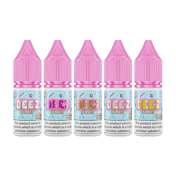 10mg Deez D'Nuts 10ml Nic Salts (50VG/50PG) - Flavour: Glazed Berry