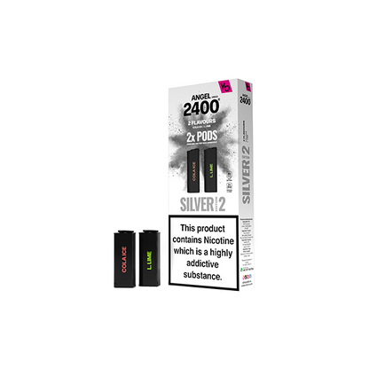 20mg Vapes Bars Angel 2400 Prefilled Pods 2ml 1200 Puffs - 2 Pcs - Flavour: Brown Edition 2