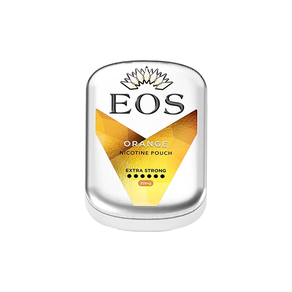 EOS 20mg Extra Strong Nicotine pouches - 20 Pouches - Flavour: Orange