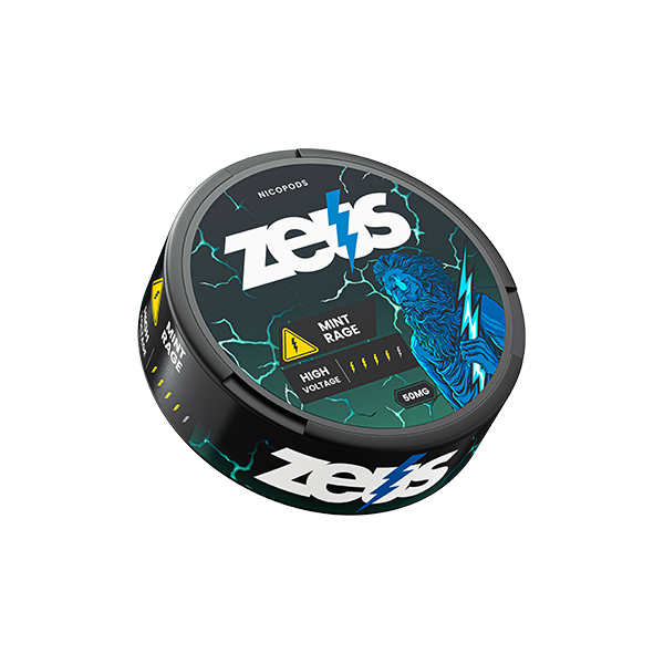 Zeus 50mg Extra Strong Nicotine Pouches - 20 Pouches - Flavour: Mint Rage