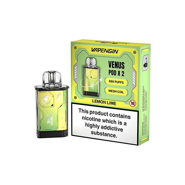 20mg Vapengin Venus Prefilled Pods 1200 Puffs - Flavour: Watermelon Ice