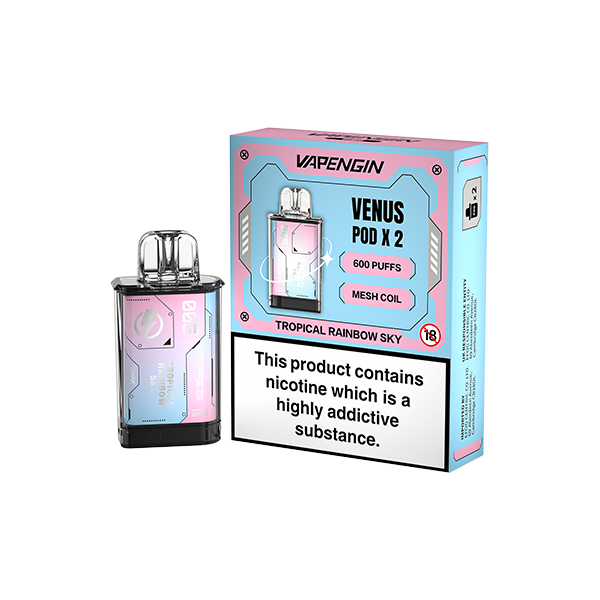 20mg Vapengin Venus Prefilled Pods 1200 Puffs - Flavour: Mr. Bull