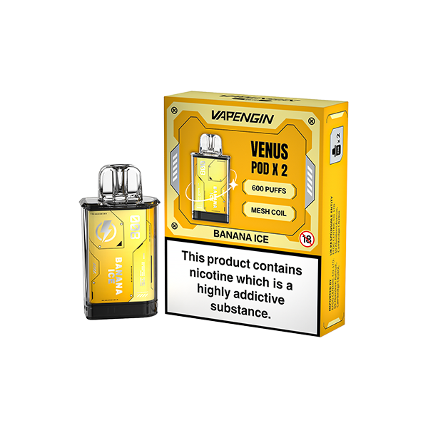 20mg Vapengin Venus Prefilled Pods 1200 Puffs - Flavour: Mr. Bull