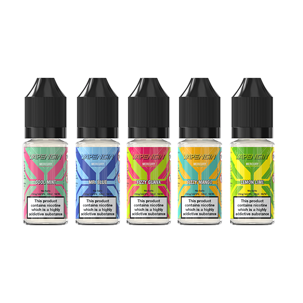 20mg Vapengin Mercury Nic Salts 10ml (50VG/50PG) - Flavour: Watermelon Ice