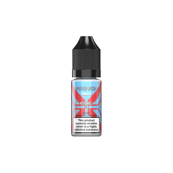 20mg Vapengin Mercury Nic Salts 10ml (50VG/50PG) - Flavour: Rainbow