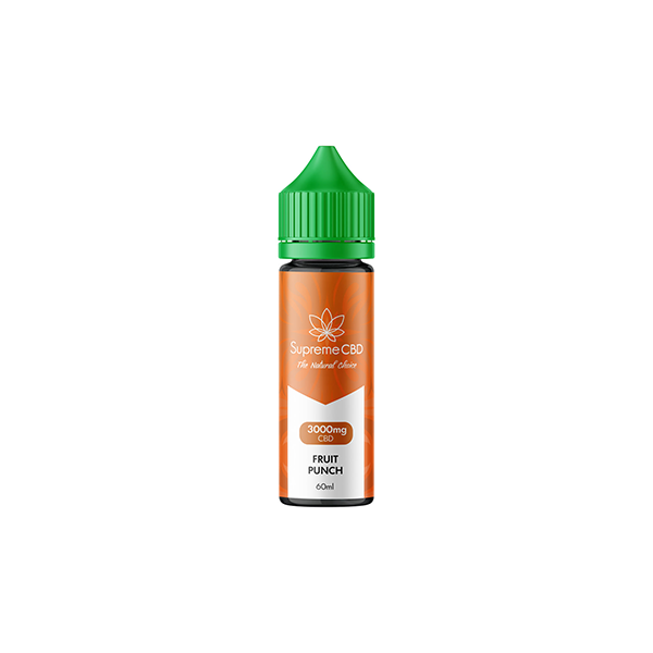 Supreme CBD 3000mg E-Liquid 60ml (20VG/80PG) - Flavour: Sweet Strawberry