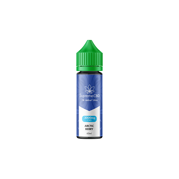 Supreme CBD 3000mg E-Liquid 60ml (20VG/80PG) - Flavour: Sweet Strawberry