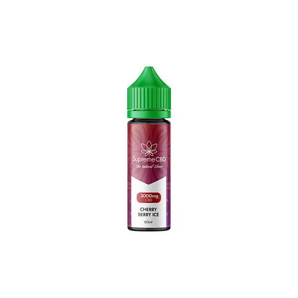 Supreme CBD 3000mg E-Liquid 60ml (20VG/80PG) - Flavour: Sweet Strawberry