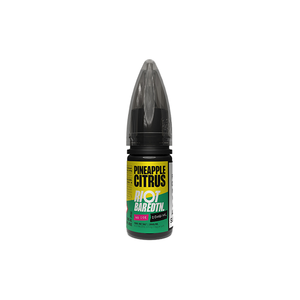 20mg Riot Squad BAR EDTN 10ml Nic Salts (50VG/50PG) - Flavour: Pineapple Citrus