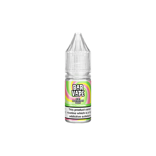 10mg Bar Vape 10ml Nic Salts (50VG/50PG) - Flavour: Strawberry Raspberry Cherry Ice