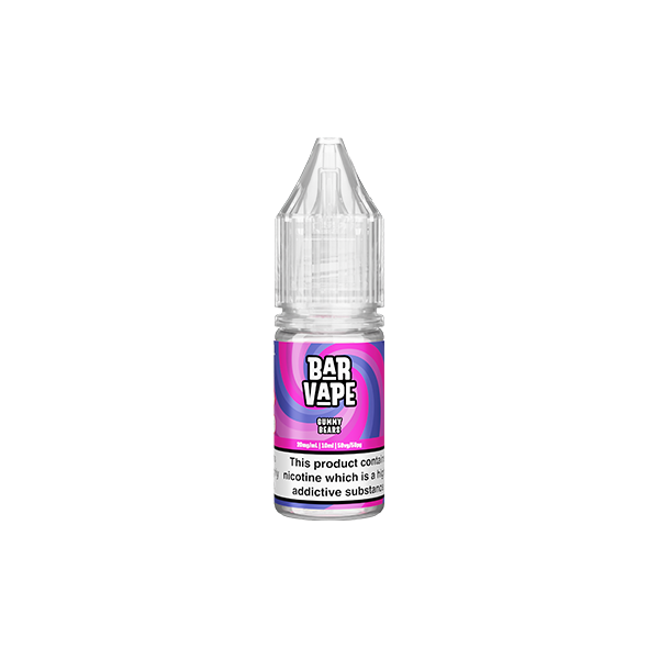 20mg Bar Vape 10ml Nic Salts (50VG/50PG) - Flavour: Gummy Bear