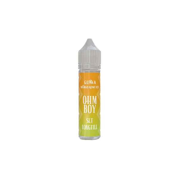 0mg Ohm Boy 60ml Longfills (50VG/50PG) - Flavour: Strawberry Banana Ice