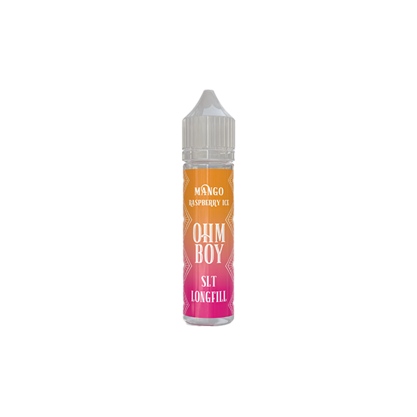 0mg Ohm Boy 60ml Longfills (50VG/50PG) - Flavour: Peach Passion Fruit Ice