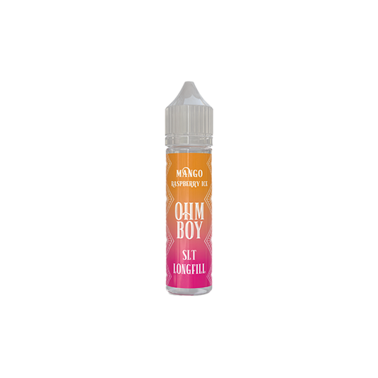 0mg Ohm Boy 60ml Longfills (50VG/50PG) - Flavour: Mango Lychee Ice