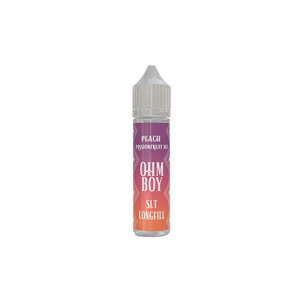 0mg Ohm Boy 60ml Longfills (50VG/50PG) - Flavour: Rhubarb Raspberry Orange Blossom