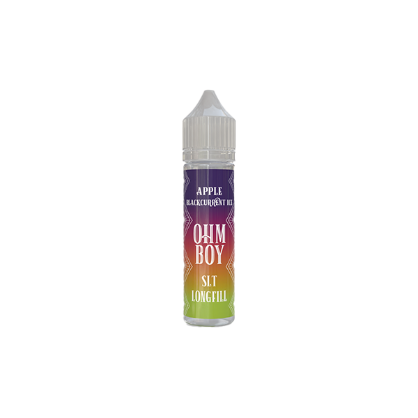 0mg Ohm Boy 60ml Longfills (50VG/50PG) - Flavour: Ice Mint Menthol