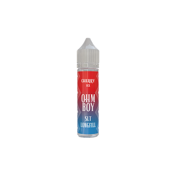 0mg Ohm Boy 60ml Longfills (50VG/50PG) - Flavour: Cherry Ice