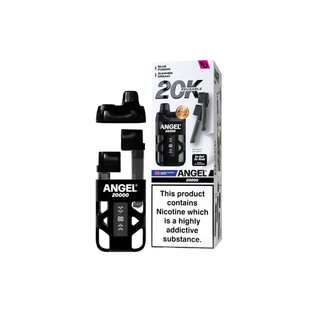 20mg Angel 20000 by Vapes Bars Duel Prefilled Pod Vape Kit 20000 Puffs - Flavour: Green Edition
