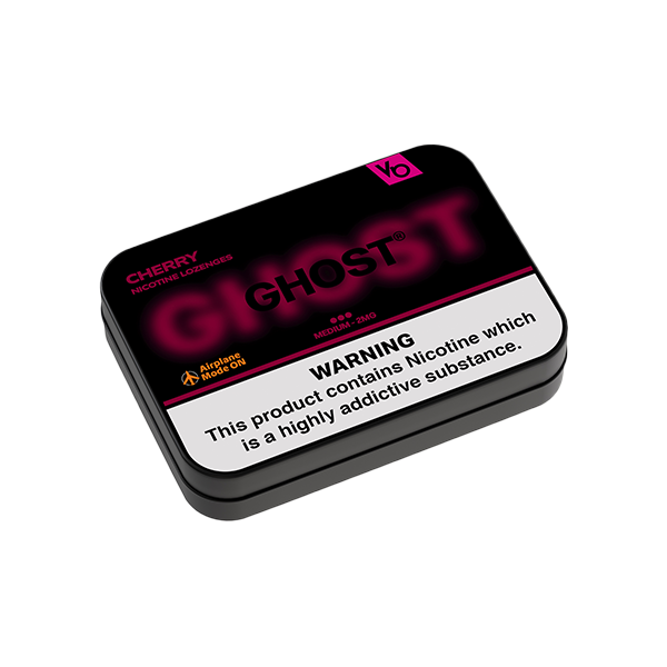 2mg Ghost By Vapes Bars Medium Nicotine Lozenges - 20 Lozenges - Flavour: Cherry