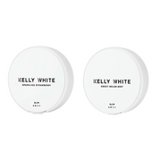 10mg Kelly White Medium Slim Nicotine Pouches - 20 Pouches - Flavour: Sparkling Strawberry