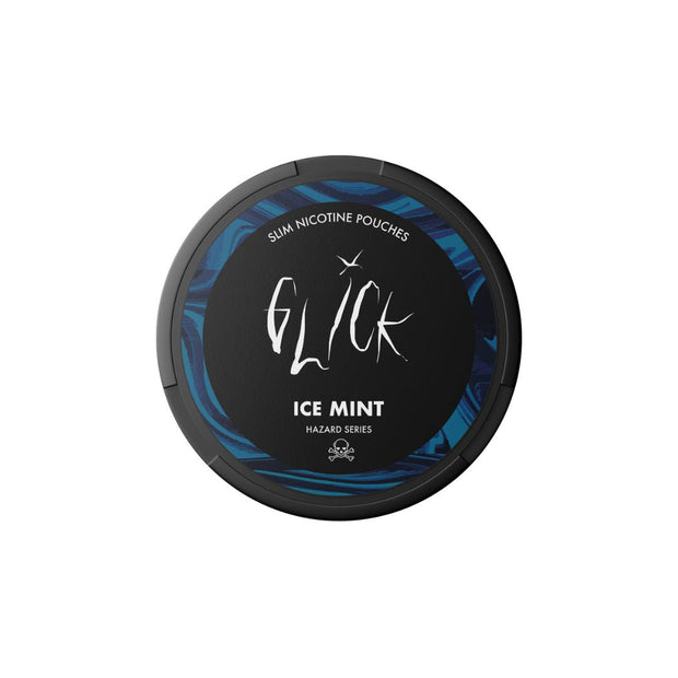 50mg Glick Hazard Nicotine Pouches - 20 Pouches - Flavour: Ice Mint