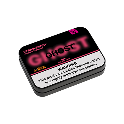 2mg Ghost By Vapes Bars Medium Nicotine Lozenges - 20 Lozenges - Flavour: Cherry