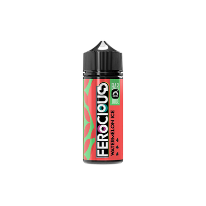 0mg Fantasi Ferocious Bar Juice 100ml Shortfill (50VG/50PG) - Flavour: Blackcurrant Menthol
