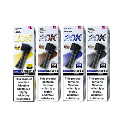 20mg Angel 20k Pods By Vapes Bars Prefilled Pods 20000 Puffs - Flavour: Violet Edition