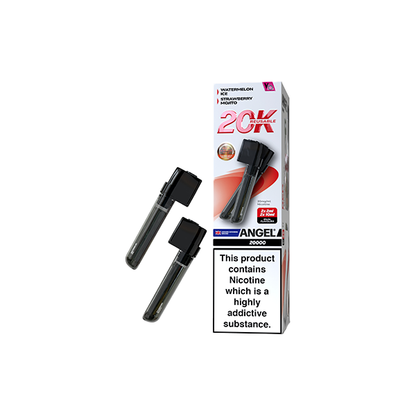 20mg Angel 20k Pods By Vapes Bars Prefilled Pods 20000 Puffs - Flavour: Black Edition