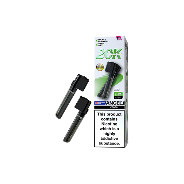 20mg Angel 20k Pods By Vapes Bars Prefilled Pods 20000 Puffs - Flavour: Black Edition