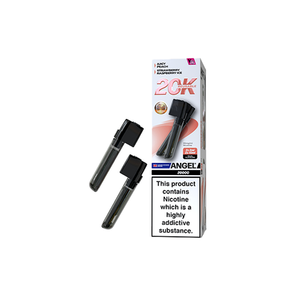 20mg Angel 20k Pods By Vapes Bars Prefilled Pods 20000 Puffs - Flavour: Black Edition