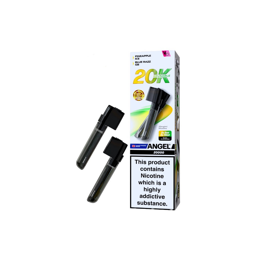 20mg Angel 20k Pods By Vapes Bars Prefilled Pods 20000 Puffs - Flavour: Golden Edition