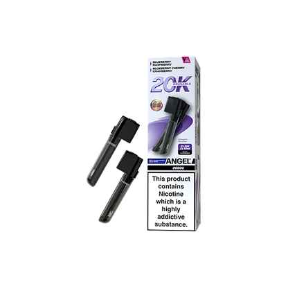 20mg Angel 20k Pods By Vapes Bars Prefilled Pods 20000 Puffs - Flavour: Purple Edition