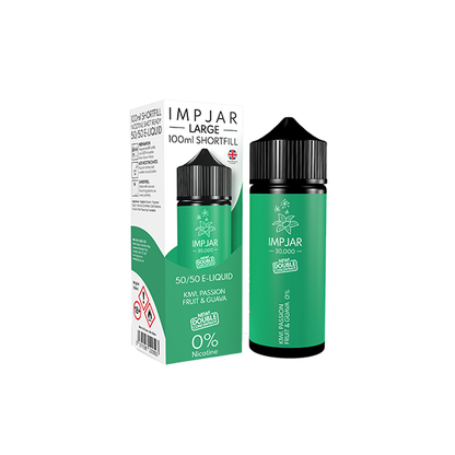 0mg Imp Jar Original 100ml Shortfill (50VG/50PG) - Flavour: Spearmint