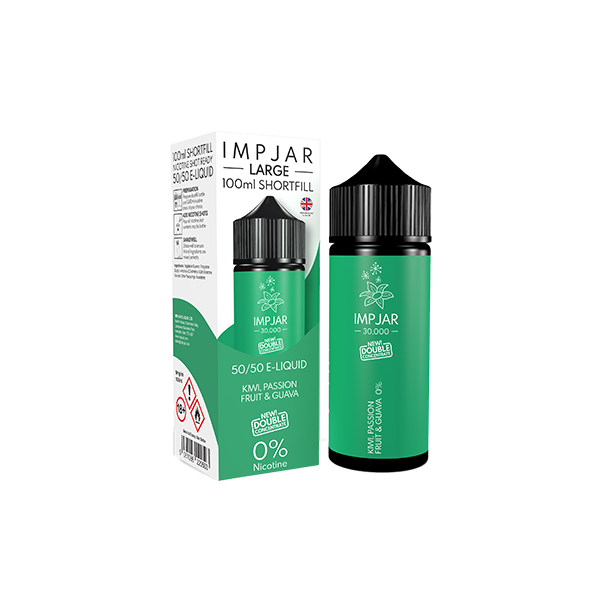 0mg Imp Jar Original 100ml Shortfill (50VG/50PG) - Flavour: Cherry